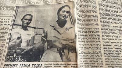 İstanbul Ekspres Gazetesi 25 Eylül 1957 - Prenses Fazıla Yolda, Gina Lollobrigida, Menderes İkazda GZ109231 - 3