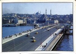 İstanbul Galata Köprüsü Kartpostal KRT19335 - Gökçekoleksiyon