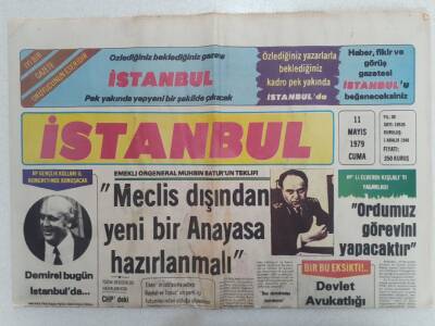 İstanbul Gazetesi - 11 Mayıs 1979 - Ordumuz Görevini Yapacaktır GZ112354 - 1