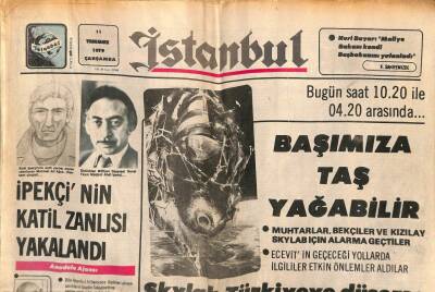 İstanbul Gazetesi 11 Temmuz 1979 - Abdi İpekçinin Katil Zanlısı Yakalandı GZ81522 - 1