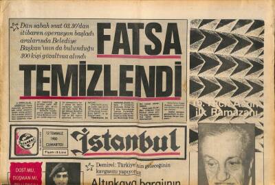 İstanbul Gazetesi 12 Temmuz 1980 - Zile Sulh Ceza Hakimi Öldürüldü GZ88609 - 1