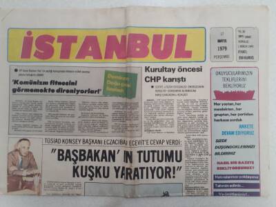 İstanbul Gazetesi - 17 Mayıs 1979 - Eczacıbaşı Başbakanın Tutumu Kuşku Yaratıyor GZ112361 - 1