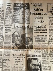 İstanbul Gazetesi 20 Aralık 1979 - Şah'ın Panama'ya Gelişi Ülkede Huzursuzluk Yarattı - İran Şahı Ve Farah Diba GZ148594 - 2