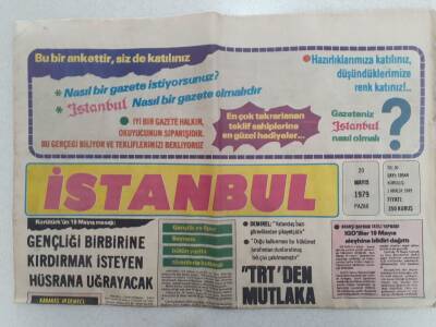 İstanbul Gazetesi - 20 Mayıs 1979 - Trtden Hesap Sorulacaktır GZ112348 - 1
