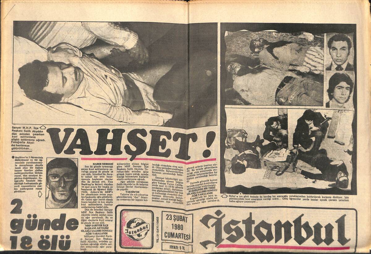 İstanbul Gazetesi 23 Şubat 1980 - Isparta'lı 6 Başbakan - Döviz İle Tahvil Satışına Başlandı GZ148429 - 1