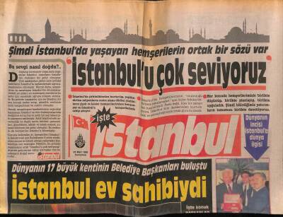 İstanbul Gazetesi 25 Mart 1989 - Margaret Thatchrer,İstanbul Kurtuluyor GZ75569 - 1