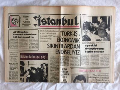 İstanbul Gazetesi 25 Şubat 1980 - Rusya Yeniden Saldırıya Geçti 700 Ölü Var GZ73289 - 1