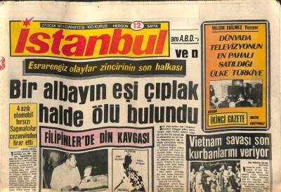 İstanbul Gazetesi 27 Ocak 1973 - Boğazdan Geçen Rus Gemisinin Kaptanı Kriz Geçirdi GZ109845 - 1