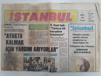 İstanbul Gazetesi - 31 Mayıs 1979 - Aydın Yurdunda 35i Kız 200 Talebe Gece Sokağa Atıldı GZ112353 - 1