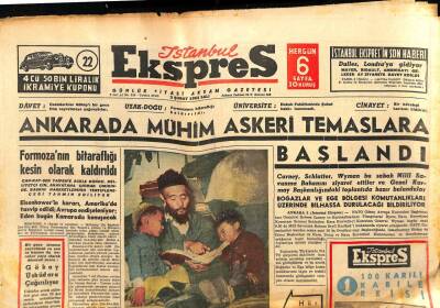 İstanbul Gazetesi Ekspres Eki 3 Şubat 1953 - Kuzey Avrupada Sel Felaketi Devam Ediyor GZ83081 - 1