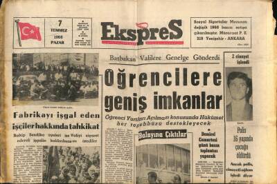 İstanbul Gazetesi Ekspres Eki 7 Temmuz 1968 - Hülya Koçyiğit Ve Selim Soydan Avrupaya Gittiler GZ83037 - 1