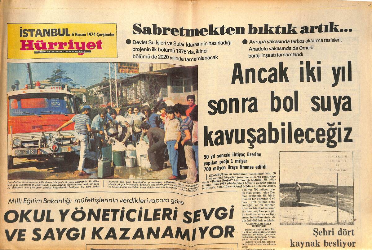 İstanbul Hürriyet Gazetesi 6 Kasım 1974 - Okul Yöneticileri Sevgi Ve Saygı Kazanamıyor - Timothy'nin Annesi Geldiği Gibi Sessizce Gitti GZ144415 - 1