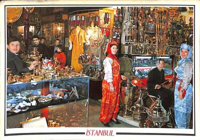İstanbul Kapalıçarşı Kartpostal KRT19101 - 1