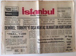 İstanbul Milliyetçi Bağımsız Gazete 12 Şubat 1974 - Denktaş Rumların Gasbettiği Haklarımızı Geri Alacağız GZ11772 - 2
