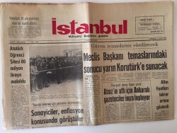 İstanbul Milliyetçi Bağımsız Gazete 13 Ocak 1974 - Petrol Krizinde Son Durum GZ11755 - 2