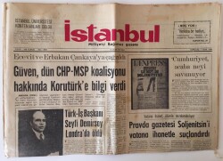 İstanbul Milliyetçi Bağımsız Gazete 15 Ocak 1974 - AET Üyesi Ülkeler Ortak Enerji Konusu İçin Toplantı GZ11756 - 2