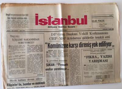 İstanbul Milliyetçi Bağımsız Gazete 19 Şubat 1974 - Af Kanunu Bu Hafta Sonunda Meclise Getirilmiş Olacak GZ11782 - 2
