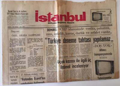 İstanbul Milliyetçi Bağımsız Gazete 7 Mart 1974 - Demirel TRT Muhalefete Şartlı Konuşma Hakkı Tanıyor GZ11758 - 2