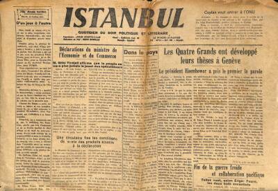 ISTANBUL Quotidien Du Soir Politique Et Litteraire 1955 - Ceylan veut entrer a INONU GZ109230 - 1