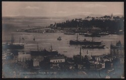 İstanbul Sarayburnu Limanda Gemiler KRT6074 - Gökçekoleksiyon