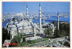 İstanbul Süleymaniye Camii Kartpostal KRT19331 - Gökçekoleksiyon