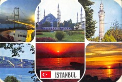 İstanbul Temalı Kartpostal KRT18669 - Gökçekoleksiyon