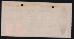 İstanbul Ticaret Borsası 1963 Yılı Kasa Makbuzu EFM449 - 2