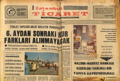 İstanbul Ticaret Gazetesi 17 Kasım 1978 - Akaryakıt Taşıma Ücretleri Saptandı - Türkiyenin Dışa Açılma Sorunları Tartışıldı GZ122253 - 1