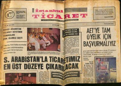 İstanbul Ticaret Gazetesi 21 Eylül 1979 - Fin Ticaret Heyeti Tekstil Ve Gıda Maddeleri Alımı İçin Temaslar Yaptı GZ122261 - 1