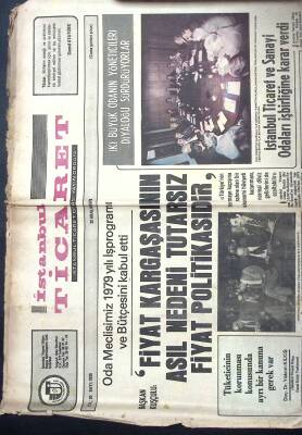 İstanbul Ticaret Gazetesi 22 Aralık 1978 - Petrol Zammı 1979da Ekonomimize 400 Milyon Dolarlık Yük Getirecek GZ122324 - 1
