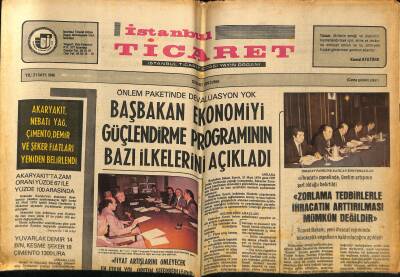 İstanbul Ticaret Gazetesi 23 Mart 1979 - Tunus , Türkiyeden Sanayi Ürünleri Almak İstiyor GZ122258 - 1