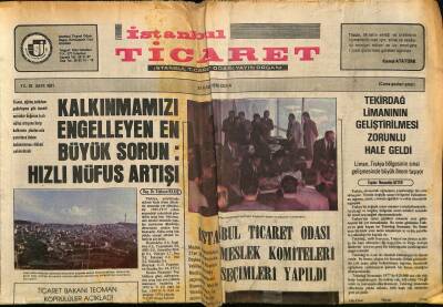 İstanbul Ticaret Gazetesi 24 Kasım 1978 - İstanbul Ticaret Odası Meslek Komiteleri Seçimleri Yapıldı GZ122254 - 1