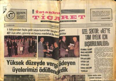 İstanbul Ticaret Gazetesi 28 Eylül 1979 - İstanbulda Kurulacak Dünya Ticaret Merkezi İçin Çalışmalar Hızlandırılıyor GZ122264 - 1