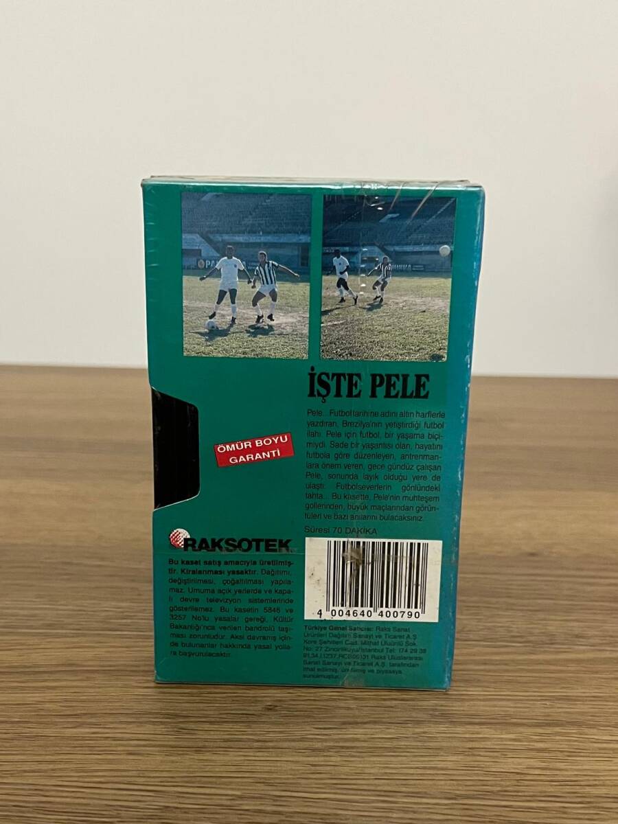 İŞTE PELE Brezilyalı Futbol İlahı - BETA - Açılmamış Jelatininde Video Kaset DVD2848 - 3