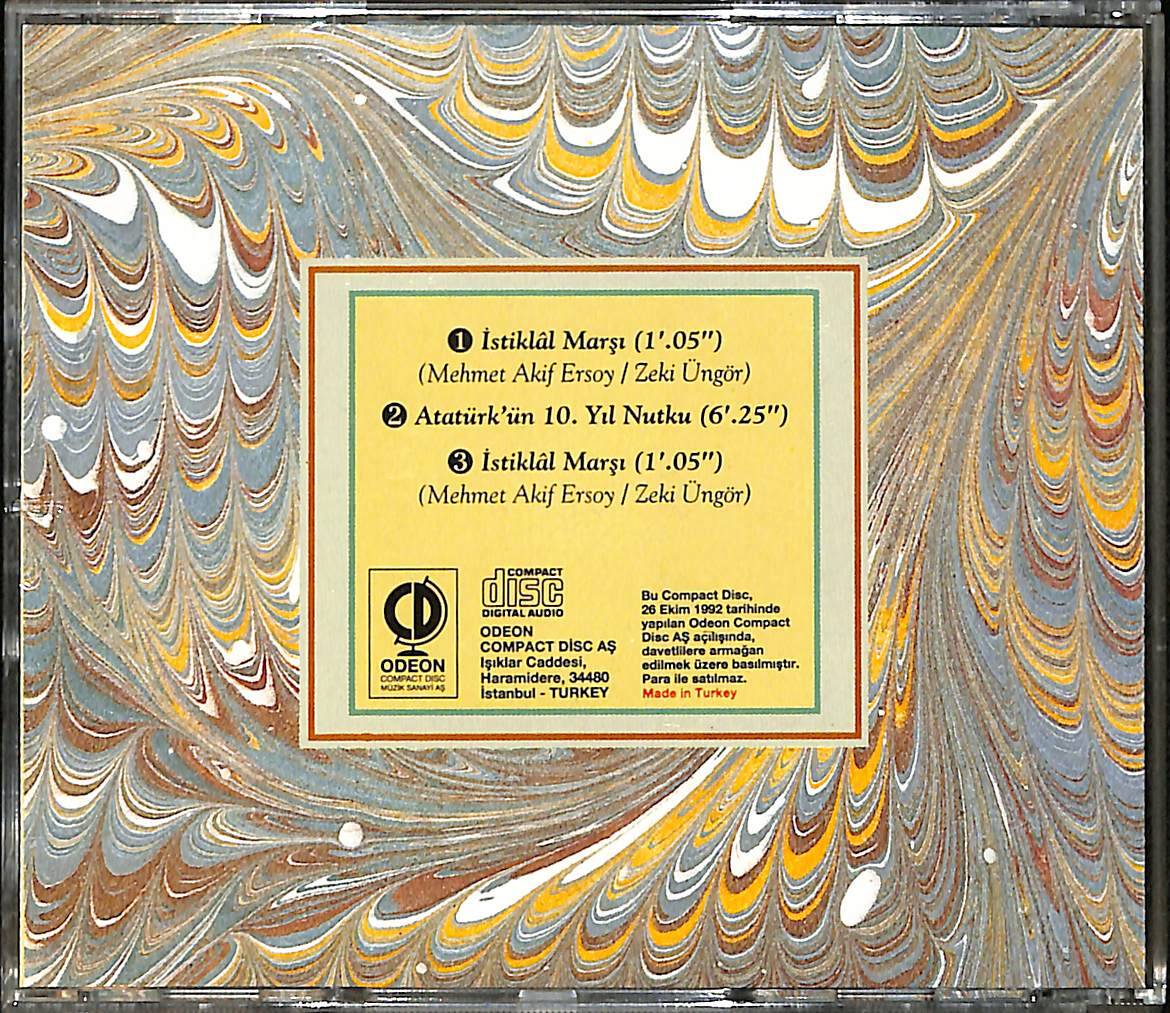 İstiklal Marşı ve Atatürk'ün 10. Yıl Nutku (İkinci El) CD5160 - 2