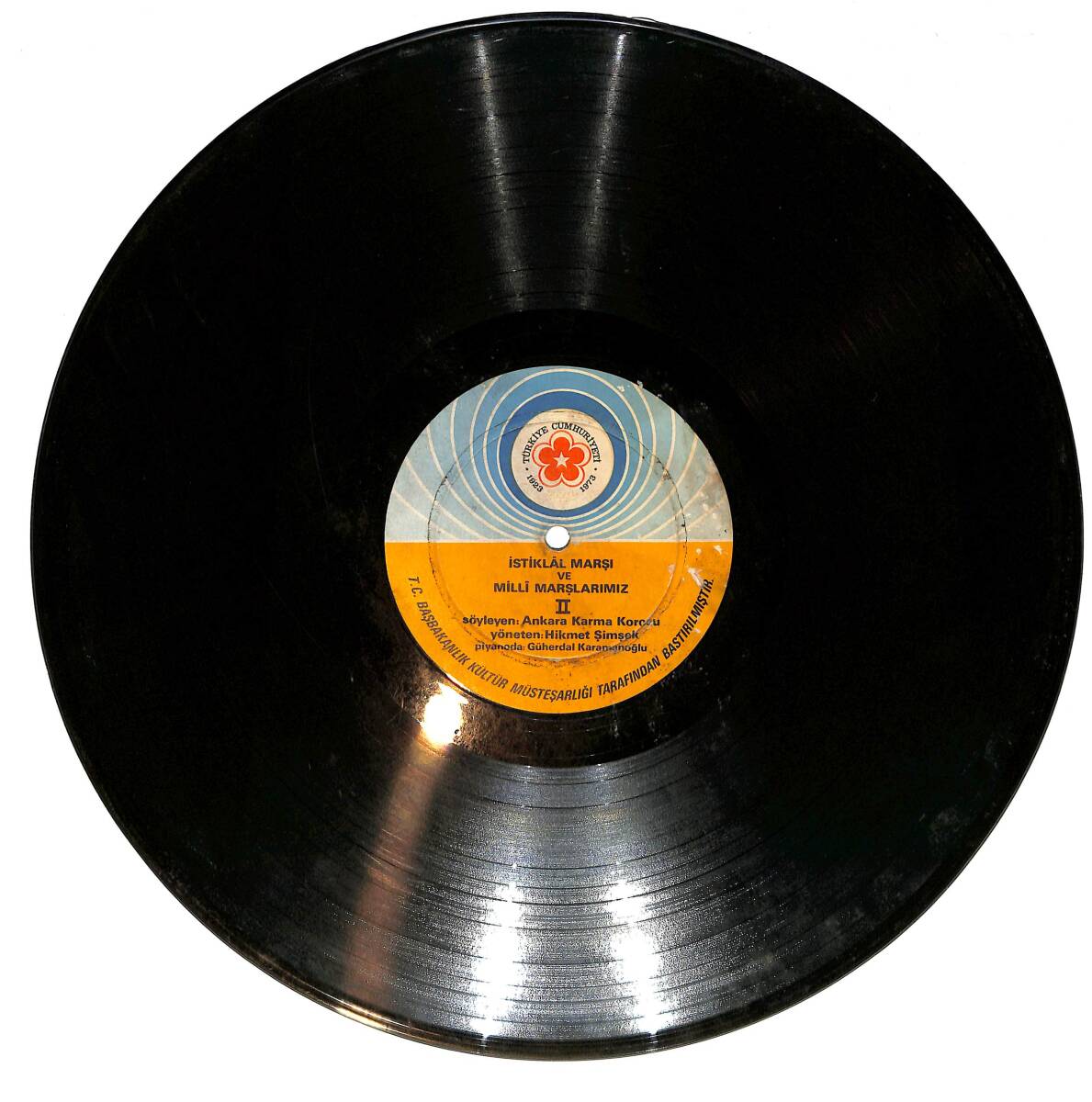 İstiklal Marşımız ve Milli Marşlarımız (1973 - 50. Yıl Dönümü) - Ankara Karma Korosu LP PLAK (Açıklamayı Okuyunuz) PLK26679 - 2