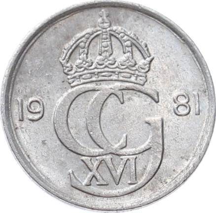 İsveç 10 Ore 1981 ÇT *Carl XVI Gustaf* YMP11007 - 2