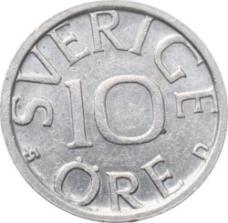 İsveç 10 Ore 1987 ÇÇT *Carl XVI Gustaf* YMP11010 - 1