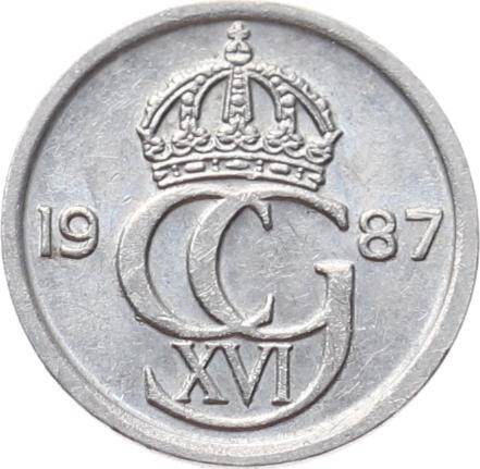 İsveç 10 Ore 1987 ÇÇT *Carl XVI Gustaf* YMP11010 - 2