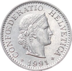 İsviçre 10 Rappen 1991 ÇT+ YMP10994 - 2