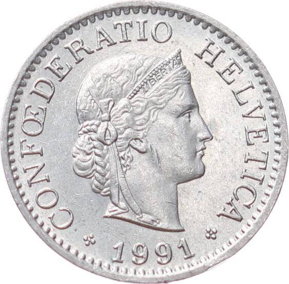 İsviçre 10 Rappen 1991 ÇT+ YMP10994 - 2