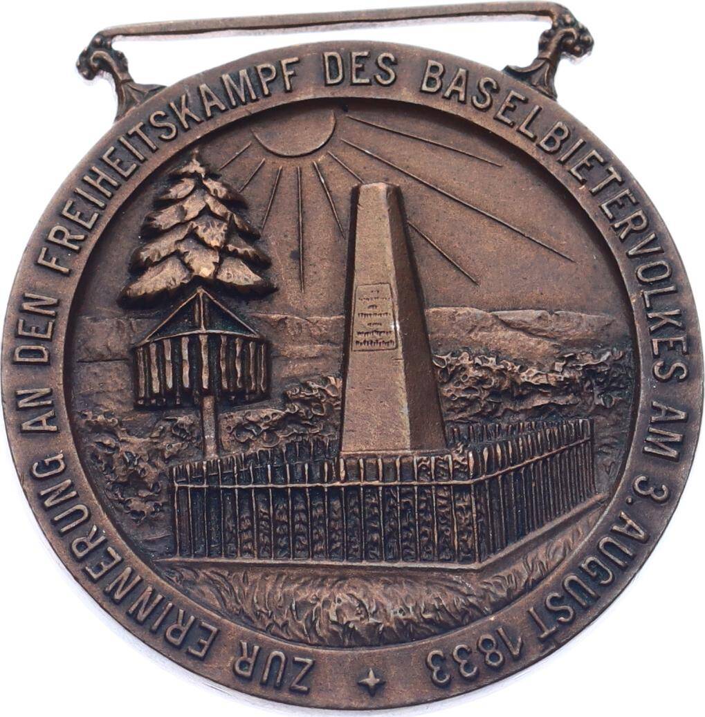 İsviçre 1933 Yılı Basel-Land Hatıra Madalyası MVM2085 - 3