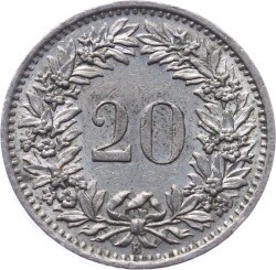 İsviçre 20 Rappen 1968 ÇT YMP9800 - 1