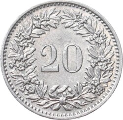 İsviçre 20 Rappen 1970 ÇÇT YMP10996 - 1