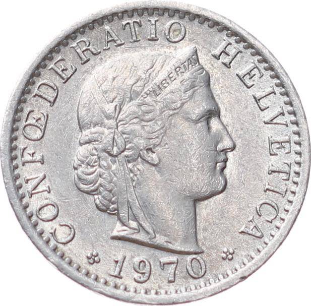 İsviçre 20 Rappen 1970 ÇÇT YMP10996 - 2