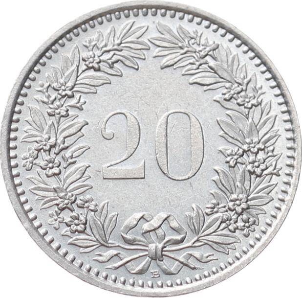 İsviçre 20 Rappen 1991 ÇT+ YMP10997 - 1