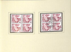 İsviçre (Helvetia) Hatıra Pul Kitapçığı – Dörtlü Bloklar, MNH & CTO – 1977 PPT2348 - 3