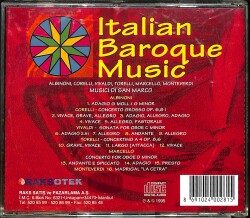 Italıan Baroque Music CD (İkinci El) CD5060 - 2