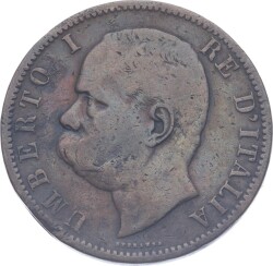 İtalya 10 Centesimi 1894 ' Kral Umberto I Dönemi - Temiz YMP11206 - 2