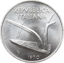 İtalya 10 Lire 1970 *R ÇİL YMP11036 - 2